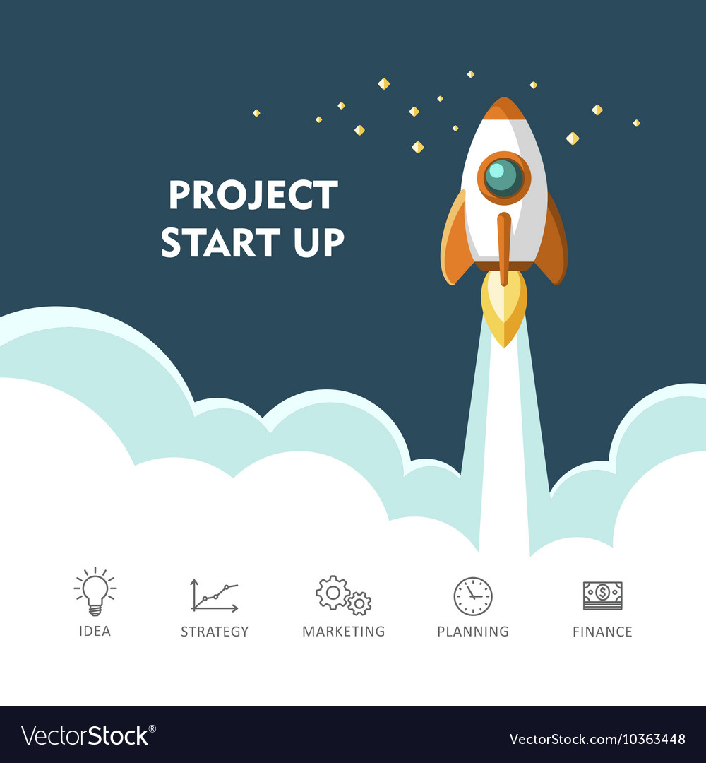 Project-start-up-new-business-vector-10363448 - Think Info Services